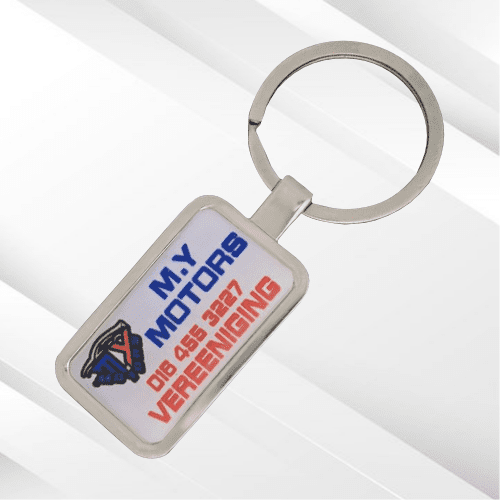 Economy Rectangle Keyring - Image 1
