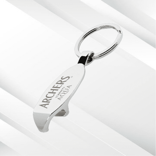 Oval Bottle Opener Keyring Oval Bottle Opener Keyring - Image 1