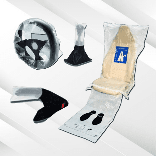 Plastic Car Cover Set (Roll) - Image 1